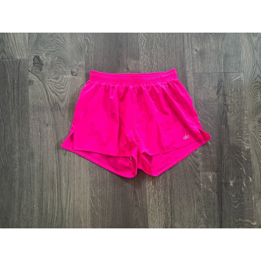 NEW Alo Yoga Stride Women's Running Short Neon Hot Pink size XS